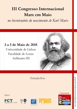 Cartaz Marx em Maio 2018